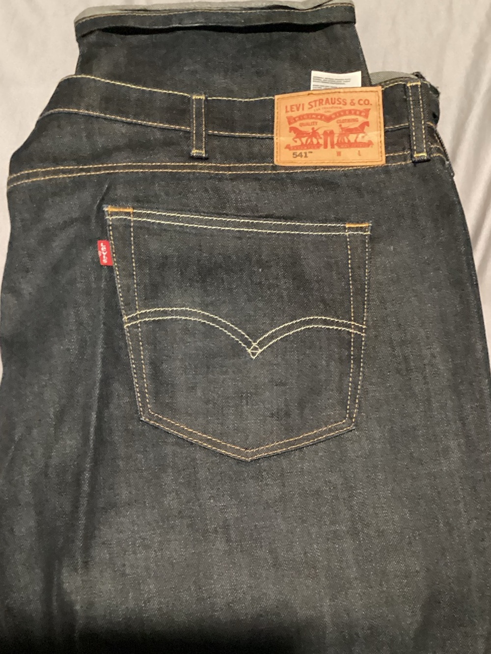 Levi's Men's Dark Indigo Slim Straight Jeans